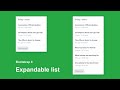 Bootstrap 4 - Create a Collapsible / Expandable List