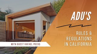 ADU Rules and Regulations in CA