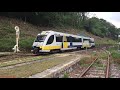 Feve en Cantabria. Automotor serie 2700 por la estación de Treceño.