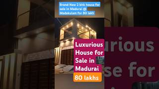 Brand New 2 bhk House for Sale in Madurai Madakulam area.