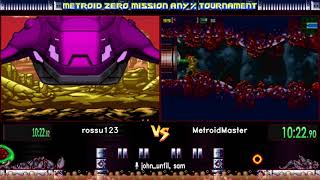 rossu123 vs MetroidMaster. MZM Any% Normal Tournament 2018