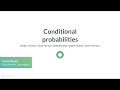 Python Tutorial: Conditional probabilities