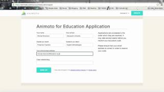 Animoto   Registering for a Plus Account