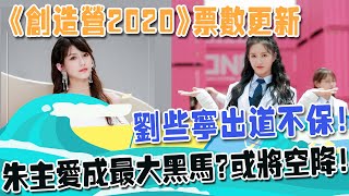 《創造營2020》票數更新，劉些寧出道不保！朱主愛成最大黑馬？或將空降！