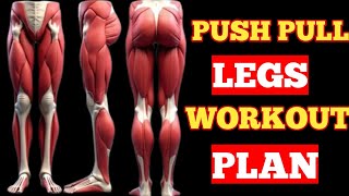 PUSH PULL LEGS WORKOUT PLAN