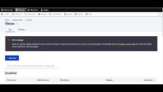 How to create view in drupal #drupal