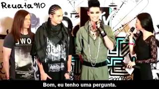 Tokio Hotel - MTV World Stage Malaysia 2010 - Press Conference (PT Subs)