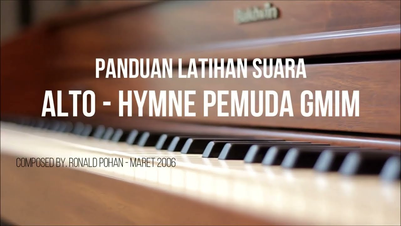 Panduan Latihan Suara Alto - Hymne Pemuda GMIM - YouTube