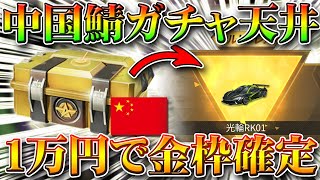 【荒野行動】１万で金枠確定！中国鯖はガチャの天井設定で神引きが約束されているか無料無課金リセマラプロ解説\u0026検証！金車引きたい人へ。こうやこうど拡散の為👍お願いします【アプデ最新情報攻略まとめ】