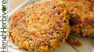 Chickpea & Quinoa Burgers | Vegan High Protein