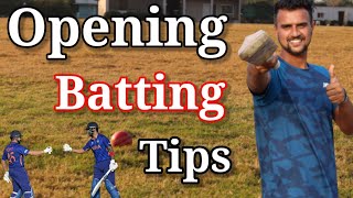 अपनी Team से Opening Batting करनी है तो जान लो ये तीन बड़े Tips 🏏 Cricket With Vishal Batting Tips