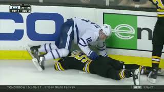 Nazem Kadri Game Misconduct Hit On Tommy Wingels Game 1 Bruins Vs Maple Leafs 2018