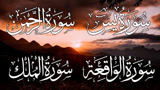 Surah Yasin Surah Rahman Surah Waqiah Surah Mulk By Mishary Rashid Alafasy Arabic Text(HD)