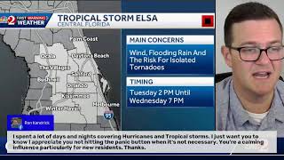 COFFEE TALK: Tracking Hurricane Elsa; What it could mean for us, plus our local forecast. Join us!