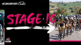 HISTORIC Biniam Girmay! | 2022 Giro d’Italia - Stage 10 Highlights | Eurosport