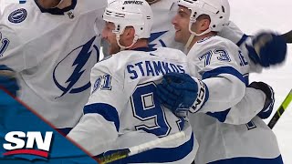 Lightning's Steven Stamkos Goes Post-And-In To Complete 12th Career Hat Trick