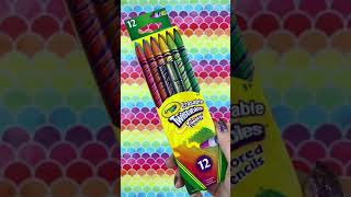 Are these Crayola Twistables actually Erasable?! Crayola Twistable Colored Pencils | Back to School