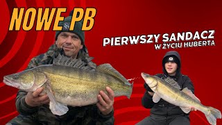 Nowe PB Sandacza i pierwszy sandacz w życiu Huberta