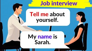 Job Interview Conversation – Learn How to Answer Questions with Confidence! ✅