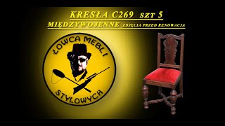 Elektryki Krzesła C269 5 szt  ŁOWCA MEBLI STYLOWYCH POKAZUJE ŁUP