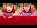 RED GELLI BAFF WITH HANDS!! Toy Hunt Slime for Kids - Learn Colors