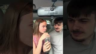 Sprawdzam relacje dziewczyny na przełożenie słomki w napoju! 🤣 #shortvideo #comedy #couple #funny