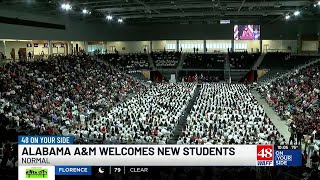 Alabama A\u0026M welcomes record number of new students