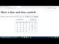 Add and Show Date and Time in one Input Field in Form in HTML | HTML5 datetime local