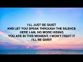 Quiet - Hillside Recording (Acoustic) Instrumental & Lyrics