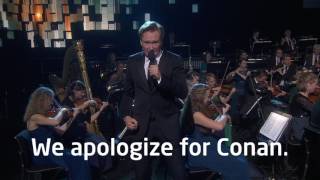 Conan O'Brien sings in Norwegian at the 2016 Nobel Peace Prize Concert