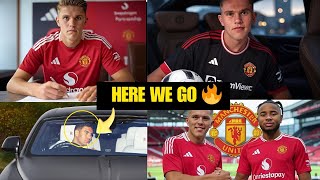 BREAKING✅️ VIKTOR GYÖKERES SPOTTED DOING MEDICAL AT OLD TRAFFORD😱 NKUNKU ARRIVE MAN UNITED SKYSPORTS