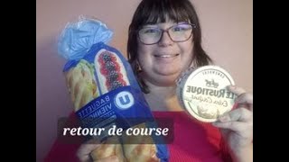 #asmr retour de course n°7 🛒