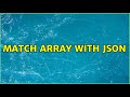 Match array with JSON