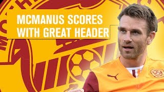 Watch Stephen McManus give Motherwell the lead