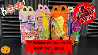 Nostalgic Review - 1993 McDonald's Halloween Happy Meal Boxes