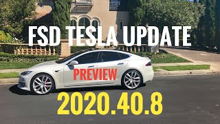 Latest Tesla Full Self Driving FSD Preview Model S Performance