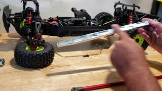 Arrma Mojave aluminum center brace install tips