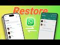 [ Free ] How to Restore WhatsApp Backup From Google Drive to iPhone 2025