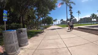 MIAMI BEACH virtual walk tour 2022! // 4K bike ride Ocean Drive boardwalk 19 by @saltylens