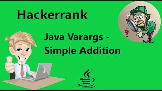 #39 Hackerrank Java Varargs - Simple Addition Solution - Java 8 | 💻☕👨💻 Hackerrank Java
