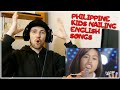 PHILIPPINE KIDS NAILING ENGLISH SONGS REACTION 1/3