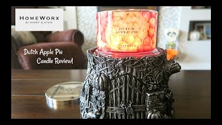 HomeWorx Dutch Apple Pie Candle Review! 🍎 🥧 🕯