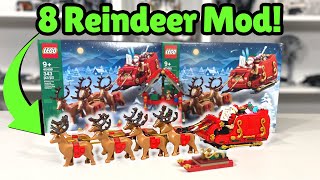 IMPROVED Lego Christmas Santa's Sleigh Mod (40499)