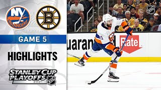 Second Round, Gm 5: Islanders @ Bruins 6/7/21 | NHL Highlights