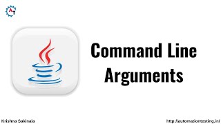 Command Line Arguments in Java | Java Tutorial For Beginners | How to Pass Command Line Arguments