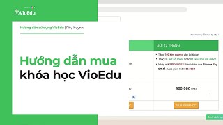 [VioEdu TV] Hướng dẫn mua khóa học VioEdu