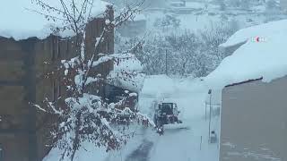 Bitlis'te kar ve fırtına nedeniyle hayat durdu