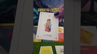 Jeudi 29 août 2024 #tarot #oracledujour #tarotdujour #voyance #guidancedujour  #tiragedecartes