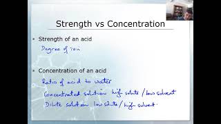 Strength vs concentration of acids | Acids and bases | meriSTEM