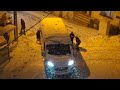 sinop ta aşırı kar yağışı araçlar yolda kaldı snow snowfall winter vlogs travelvlog keşfetedüş